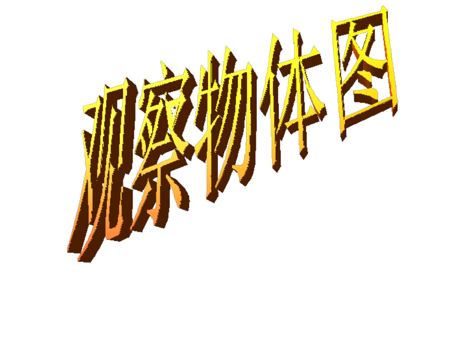 观察物体图片.ppt_第1页