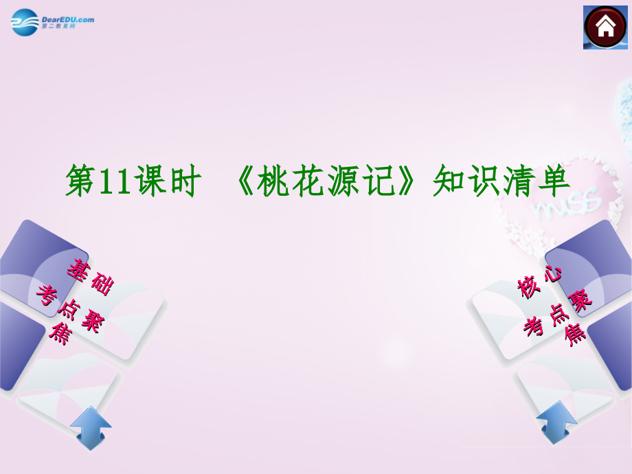 长春初中语文八上《桃花源记》(四).ppt_第1页