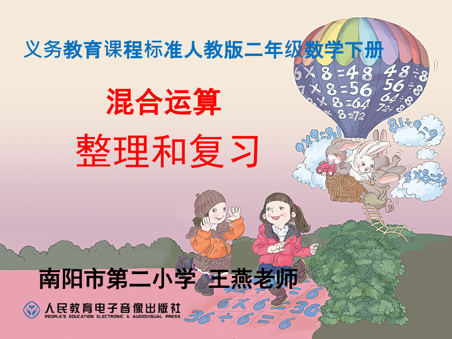 小学数学人教二年级混合运算整理和复习.pptx_第1页