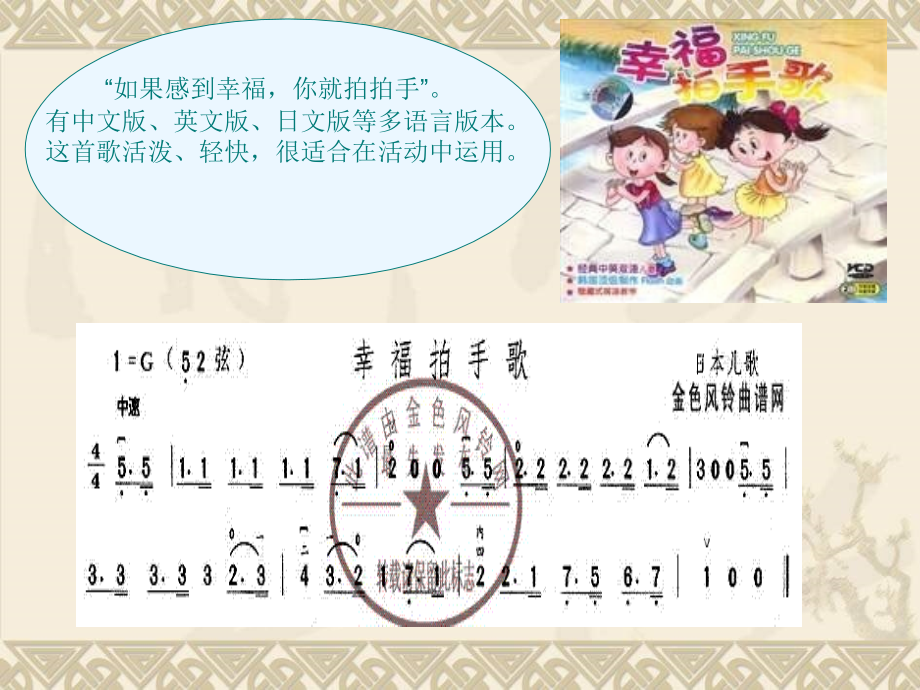 苏教小学音乐一下《2集体舞幸福拍手歌》.ppt_第2页