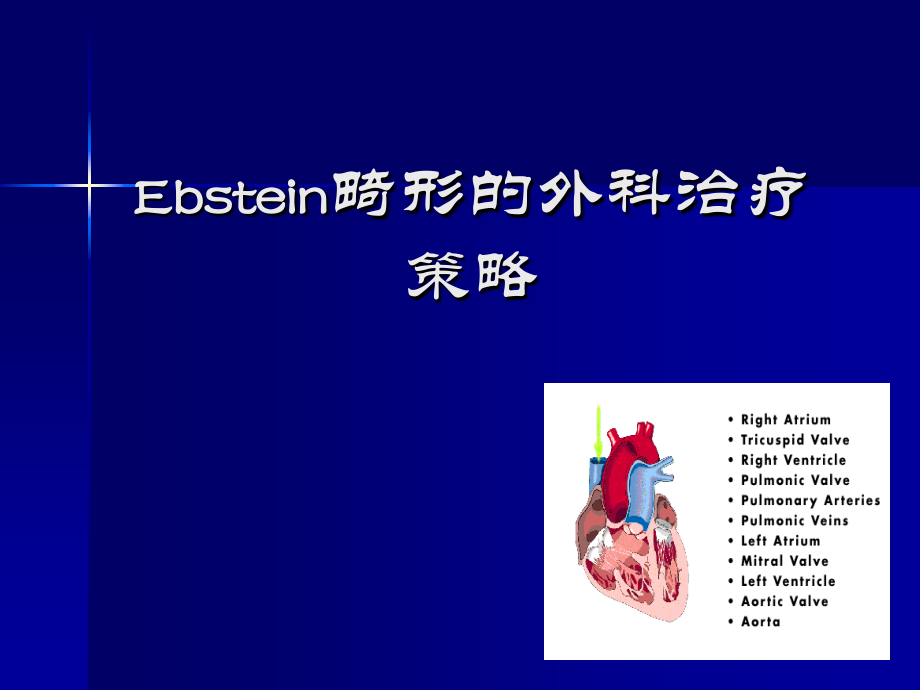Ebstein畸形的外科治疗.ppt_第1页