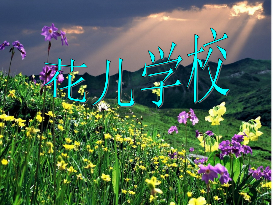 第八板块花儿学校.ppt_第1页