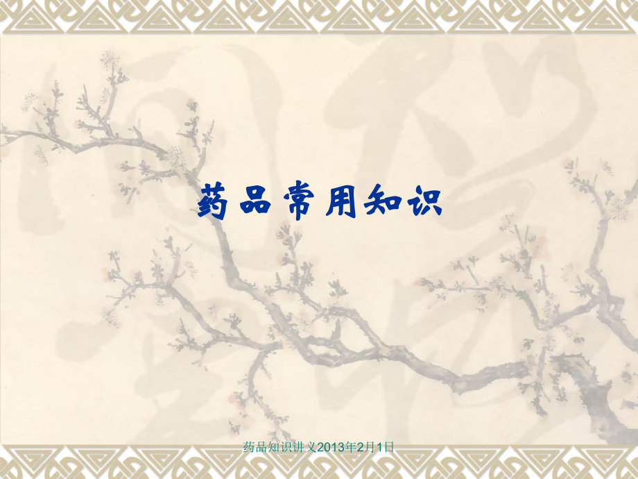 药品常用知识.ppt_第1页