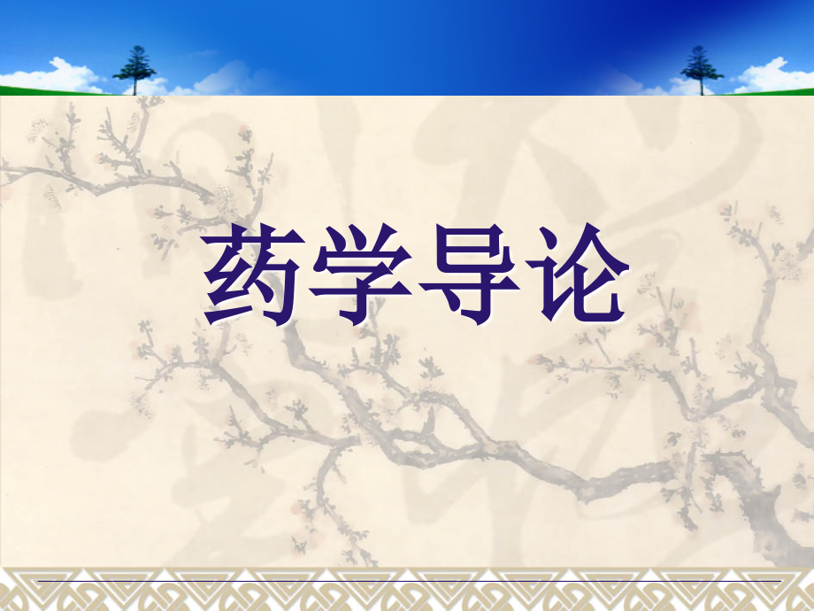 药学导论第1章-绪论.ppt_第1页