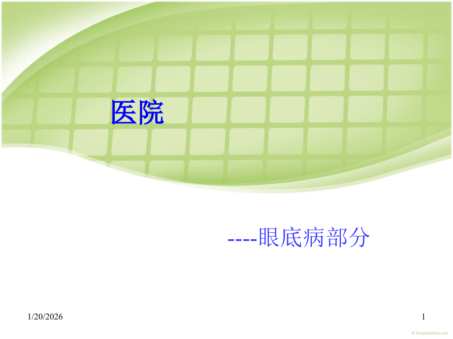 眼底病部分.ppt_第1页