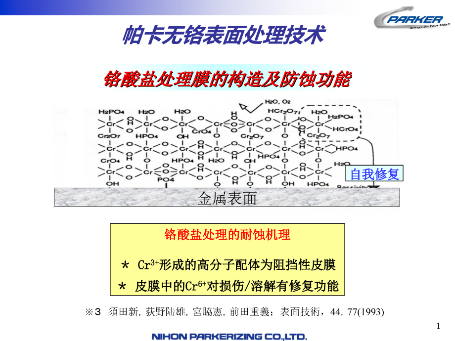 镀锌钢板表面处理技术应用评价.ppt_第1页