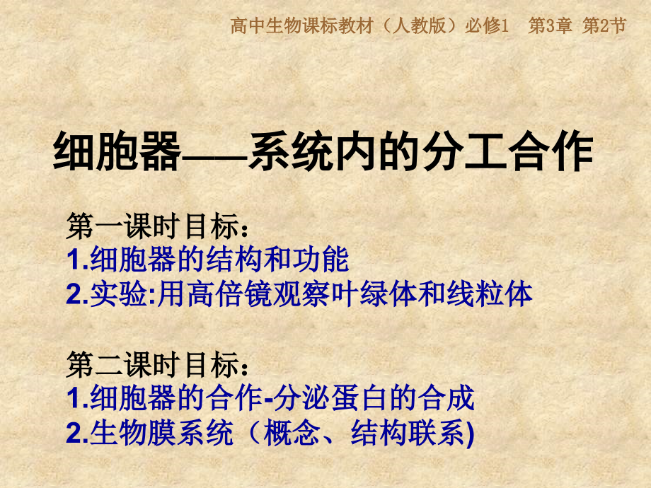 细胞器——系统内的分工合作(优质课).ppt_第1页