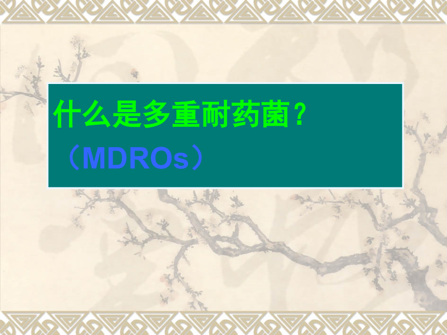多重耐药菌的监测与控制资料.ppt_第2页
