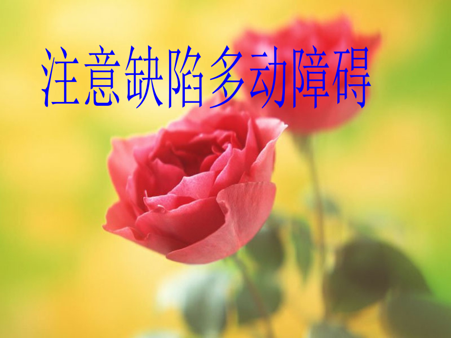 注意缺陷多动障碍.ppt_第1页