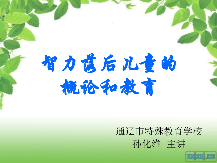 特殊儿童-智障-(新).ppt_第1页