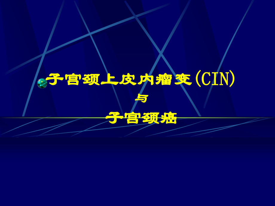 子宫颈上皮内瘤变(CIN)..ppt_第1页