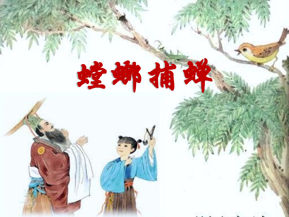 螳螂捕蝉（琬）.ppt_第2页
