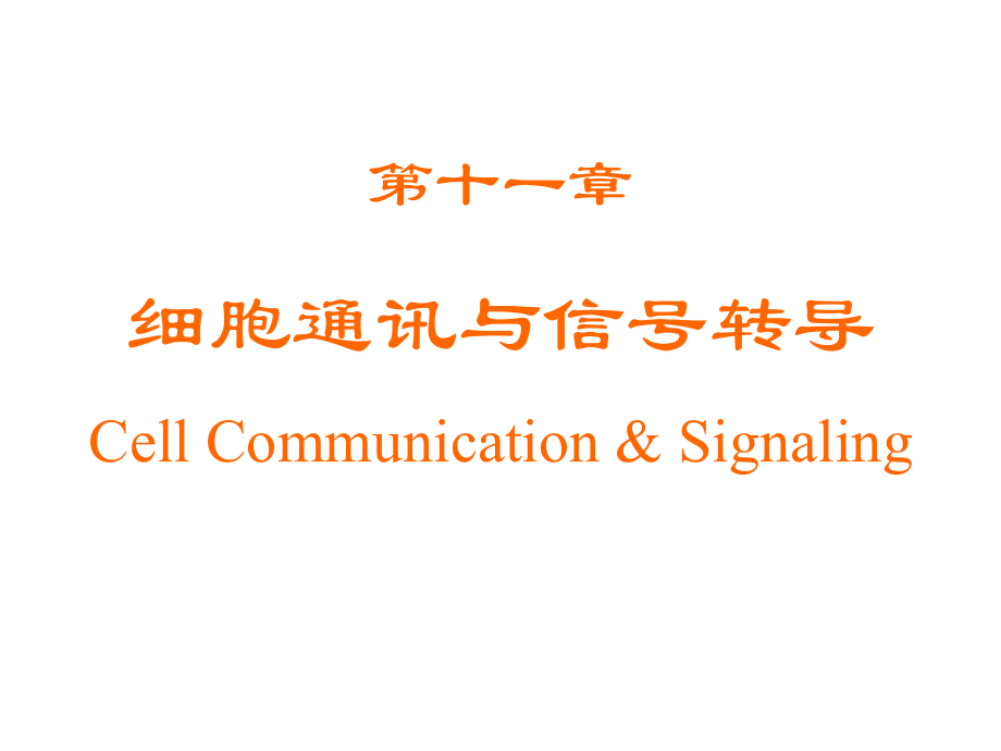 细胞通讯与信号转导.ppt_第1页