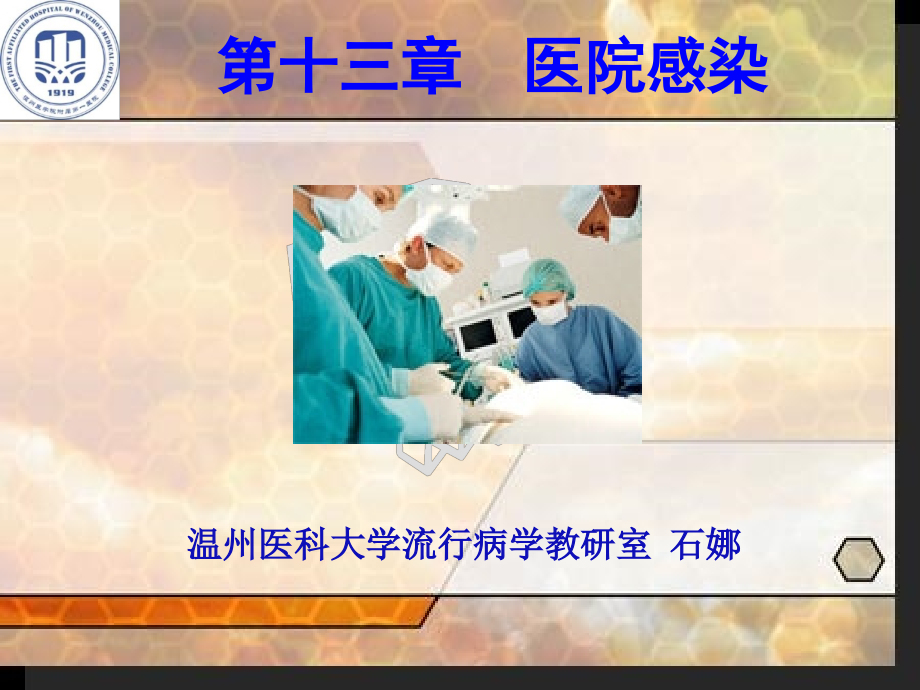 【流行病学】第十三章-医院感染.ppt_第1页