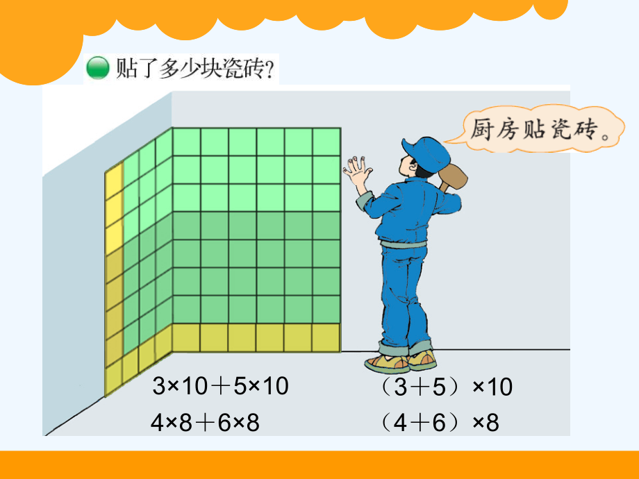 小学数学北师大四年级乘法分配律.ppt.ppt_第2页