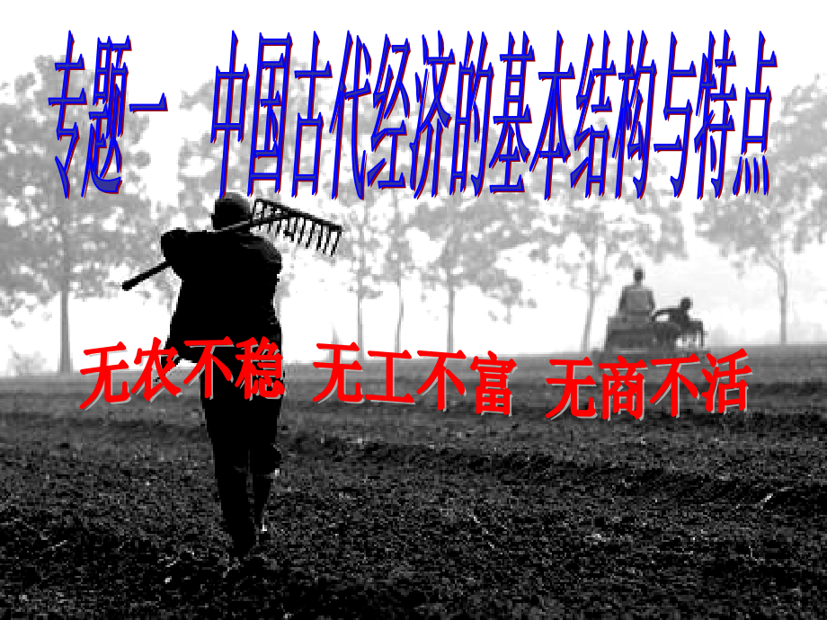 浙江省岱山县大衢中学高中历史-专题一《古代中国的农业经济》课件-人民版必修2.ppt_第2页