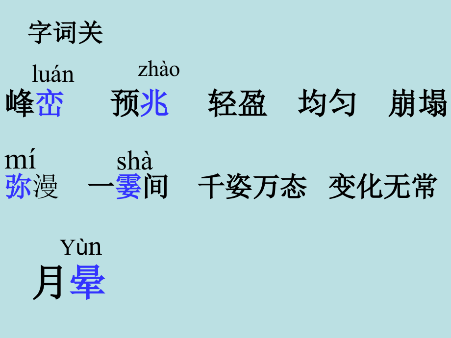 人教版初中语文七年级上册《看云识天气》课件.ppt_第2页