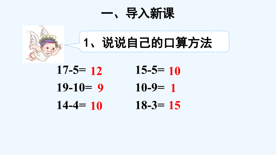 小学数学人教一年级人教版一年级数学下册第二单元十几减9(1).ppt_第2页
