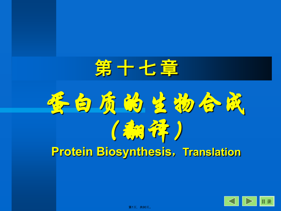 蛋白质的生物合成与修饰.pptx_第1页