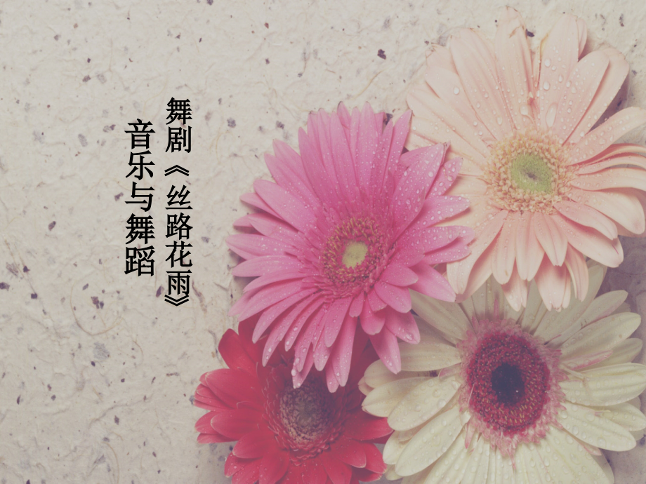 舞剧《丝路花雨》音乐(节选)民族管弦乐曲.ppt_第1页