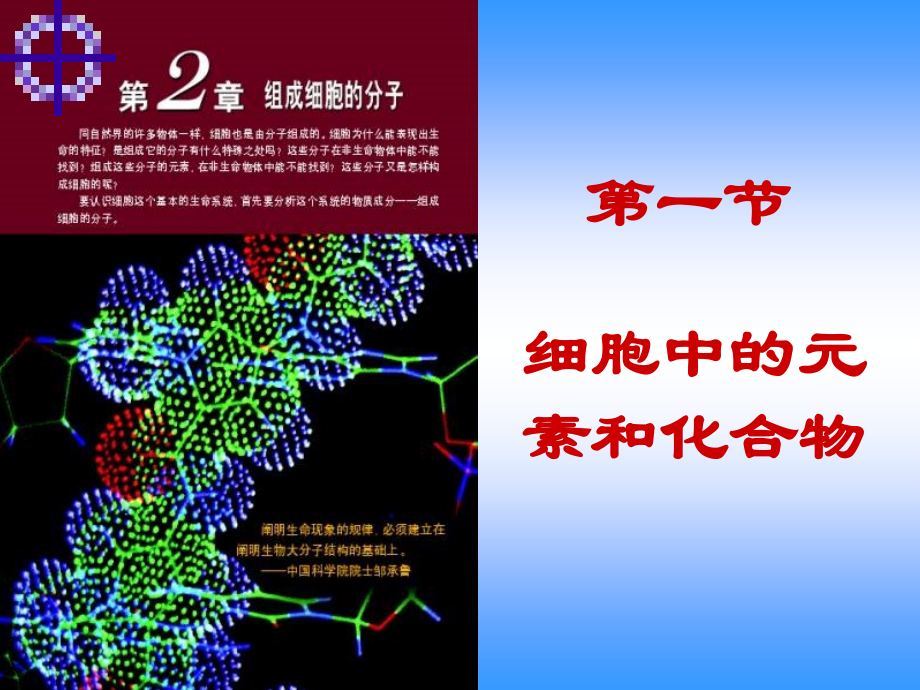 高一生物细胞中的元素和化合物(1).ppt_第1页