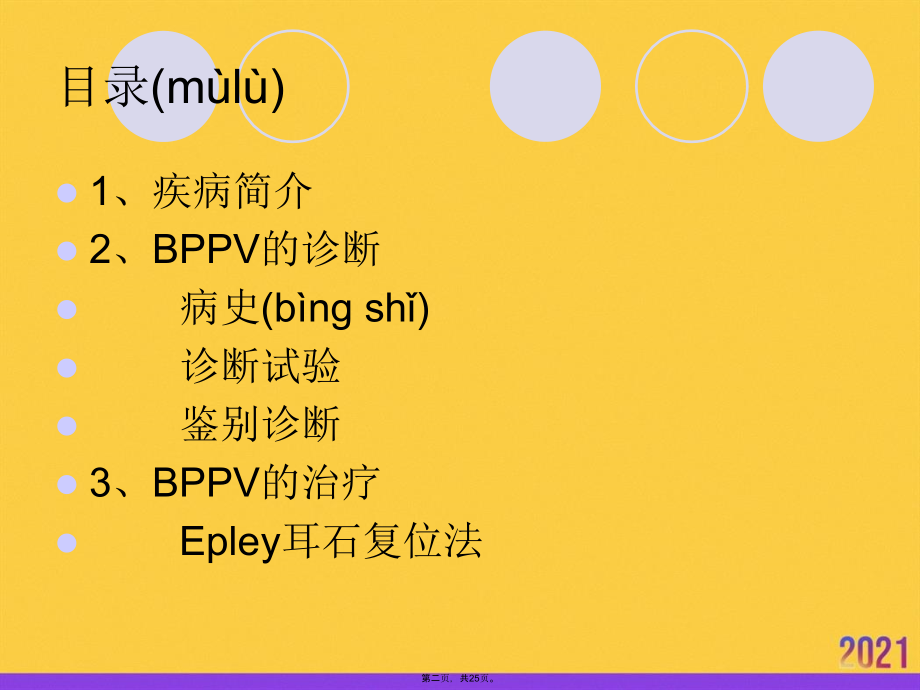良性阵发性眩晕的推选优秀.ppt_第2页