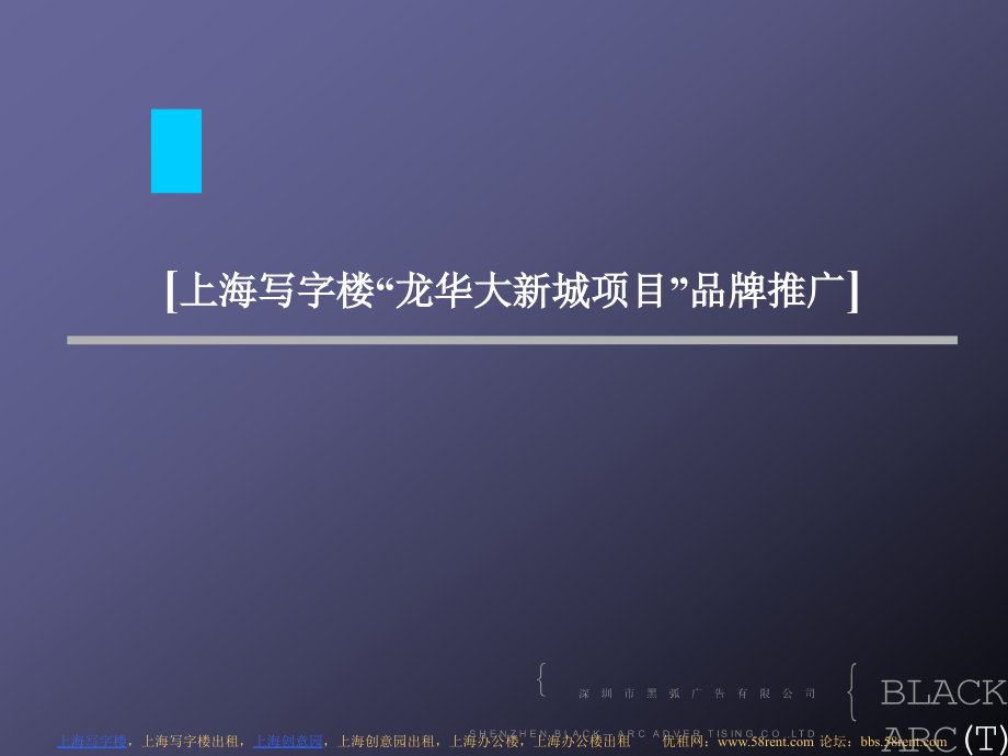 上海写字楼“龙华大新城项目”品牌推广.ppt_第1页
