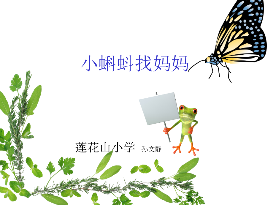 小蝌蚪找妈妈..ppt_第1页