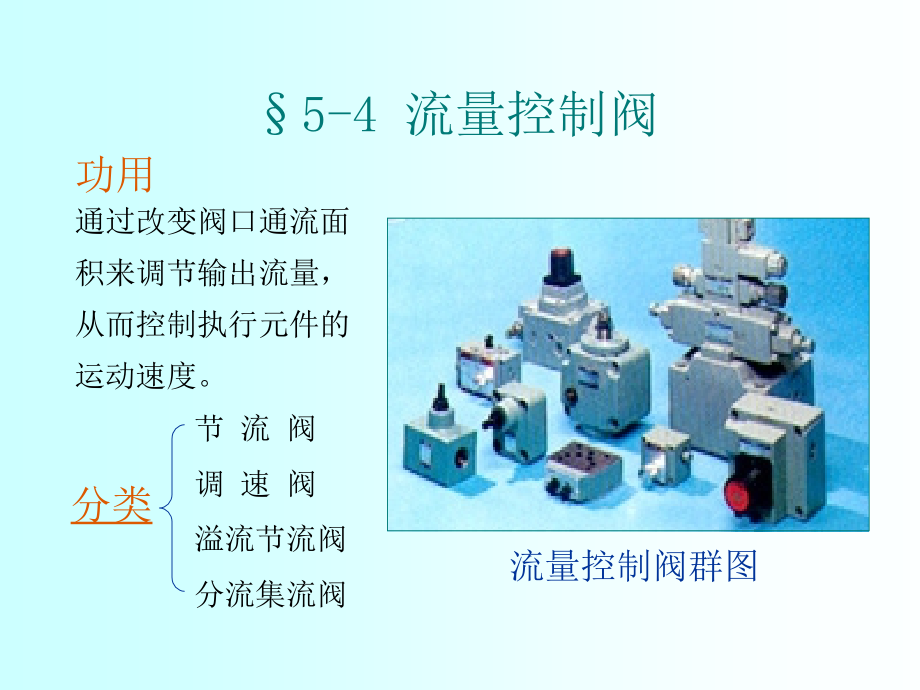 第三讲流量控制阀.ppt_第1页