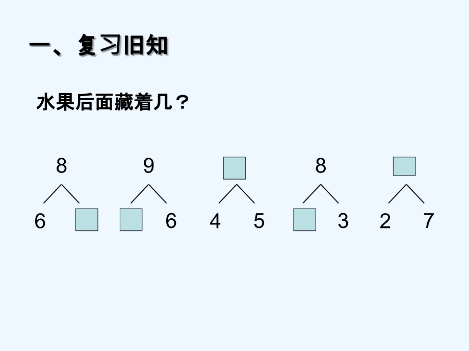 小学数学人教一年级8和9的加减法.ppt_第2页