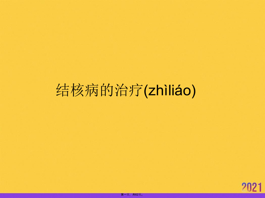 结核病的治疗.pptx_第1页