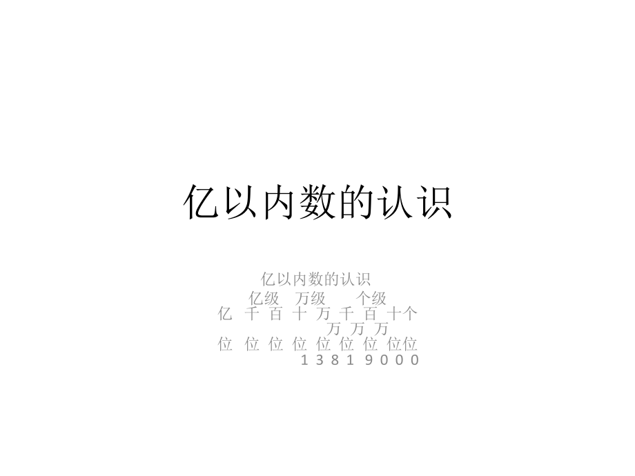 小学人教四年级数学亿以内的数的认识.pptx_第1页