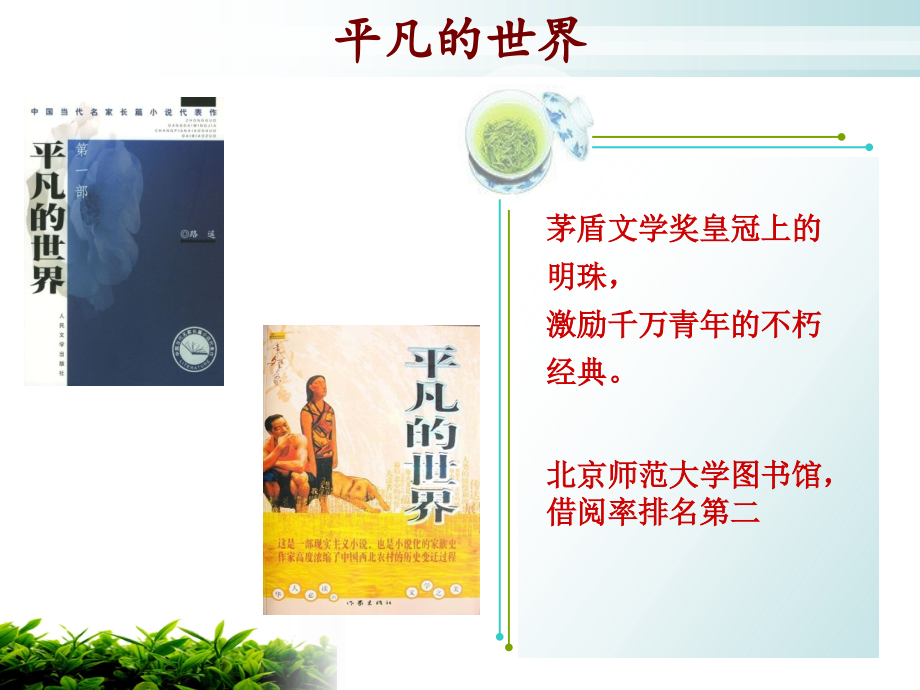 平凡的世界读后感ppt模板.ppt_第2页