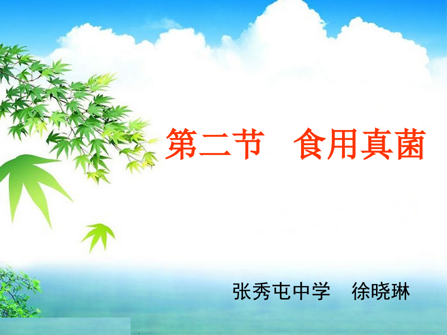 第二节食用真菌.ppt_第1页