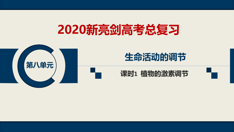 第八单元--课时1--植物的激素调节.ppt_第1页