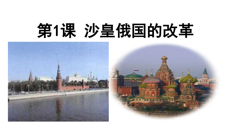 第1课沙皇俄国的改革.pptx_第1页