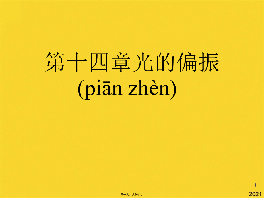 第十四章光的偏振.pptx_第1页