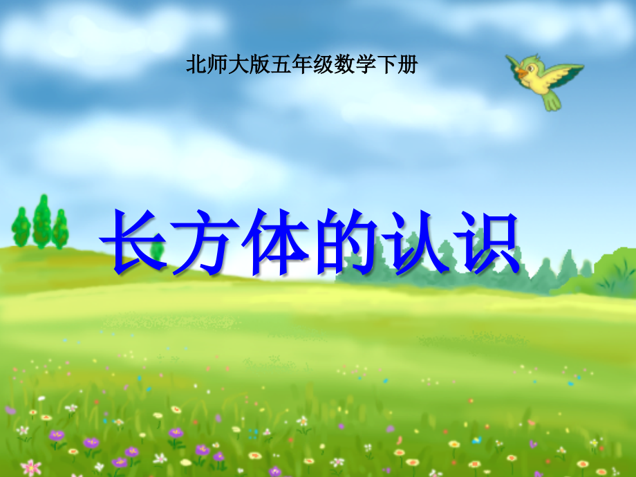 北师大版数学五年级下册《长方体的认识》PPT课件2.ppt_第1页
