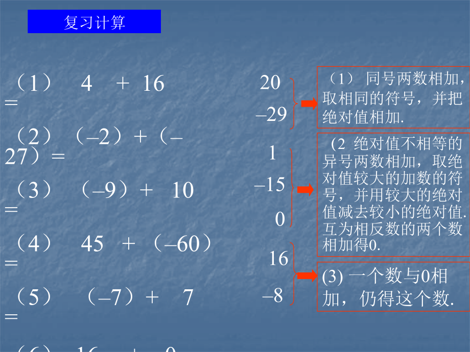 1.3有理数的加减法(3)有理数的减法(1).ppt_第2页
