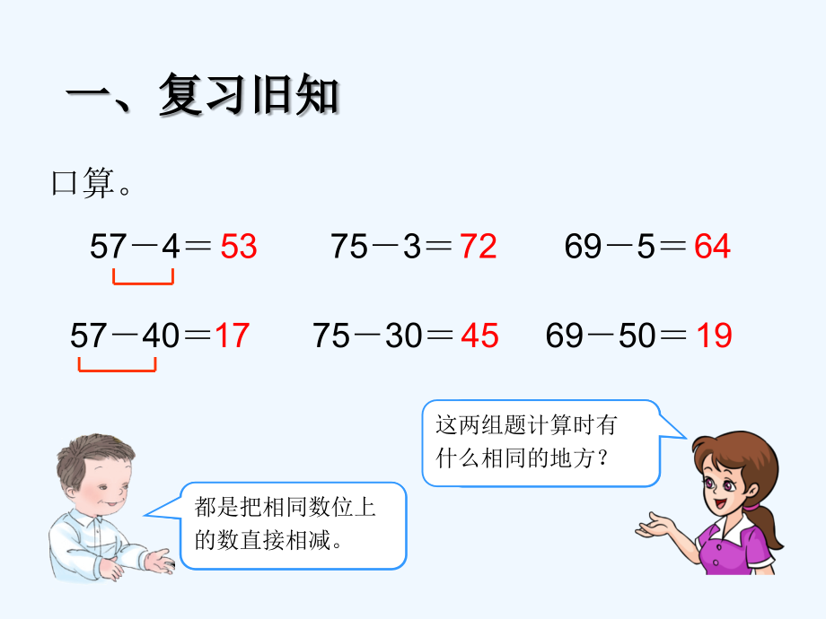 小学数学人教一年级两位数减一位数(退位).pptx_第2页