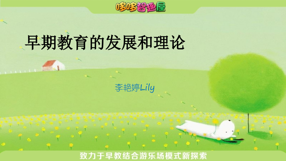 早教的发展史和各大教学理论基础理论知识.pptx_第1页