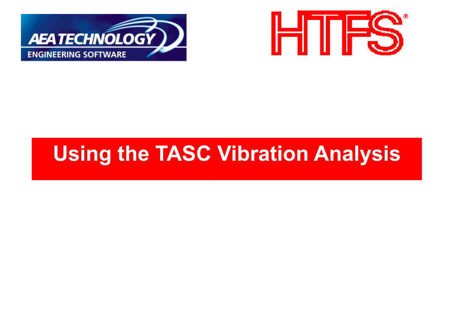 利用TASC进行换热器振动分析.ppt_第1页
