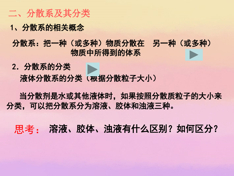 四川省大英县育才中学高一化学《分散系及其分类》课件-新人教版.ppt_第2页