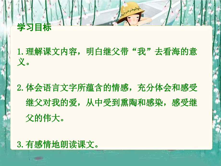 (北师大版)六年级语文下册课件我看见了大海1.ppt_第2页