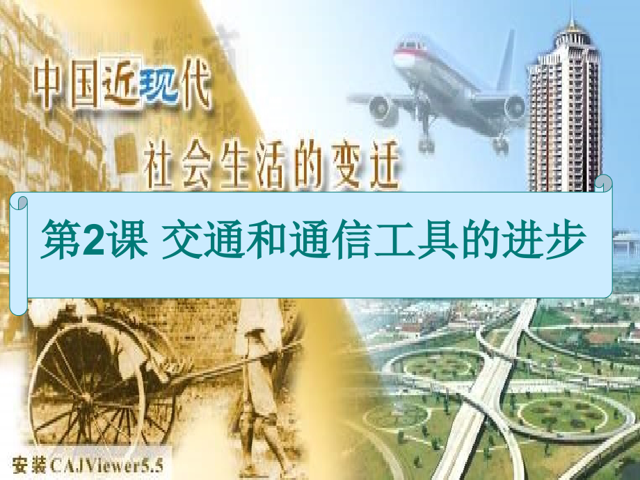 浙江省岱山县大衢中学高中历史-专题四《交通和通信工具的进步》课件-人民版必修2.ppt_第1页