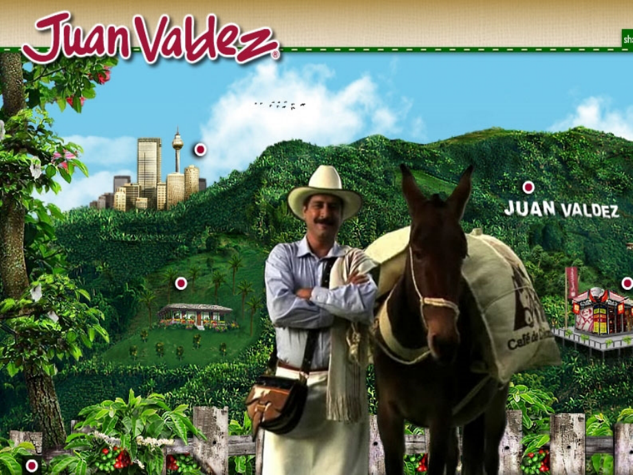 哥伦比亚咖啡第一品牌juan valdez介绍(有机咖啡,火山咖啡,高原咖啡).ppt_第1页