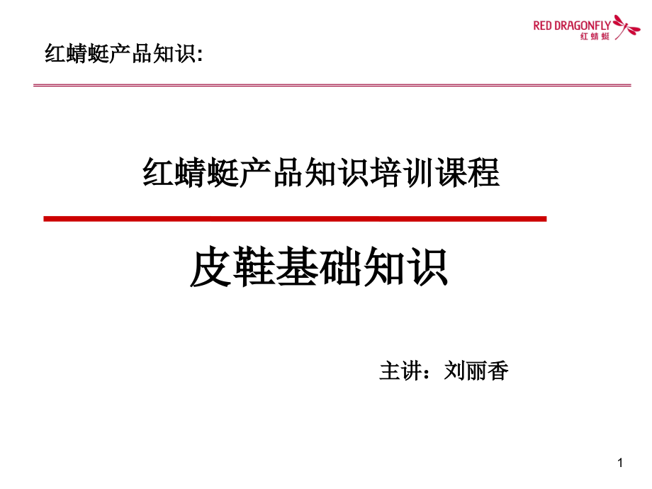 红蜻蜓皮鞋基础知识.ppt_第1页