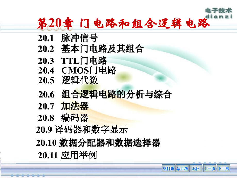 chater20 门电路和组合逻辑电路.ppt_第1页