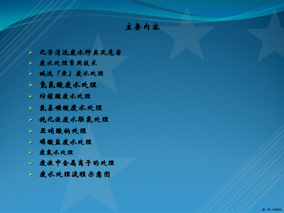 锅炉化学清洗-废水处理.pptx_第1页