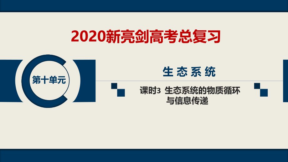 第十单元--课时3-生态系统的物质循环与信息传递.ppt_第1页